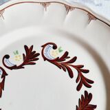 Assiettes plates Salins France