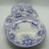 Six Creil Montereau dessert plates