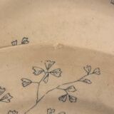 12 old polychrome flat plates Jules Vieillard Bordeaux, 19th century