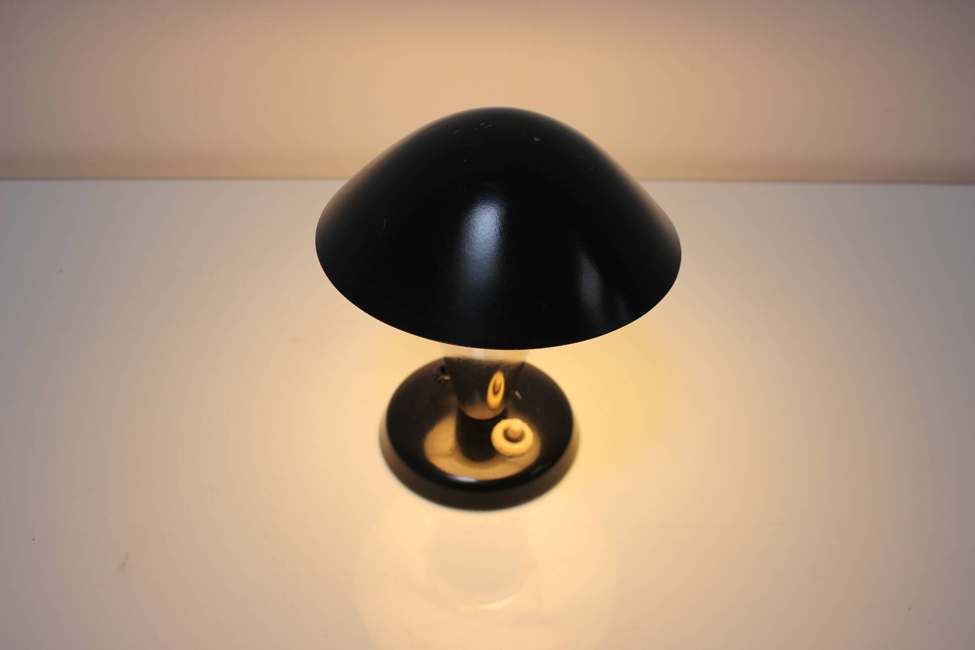 1930's Bauhaus Table Lamp, Czechoslovakia
