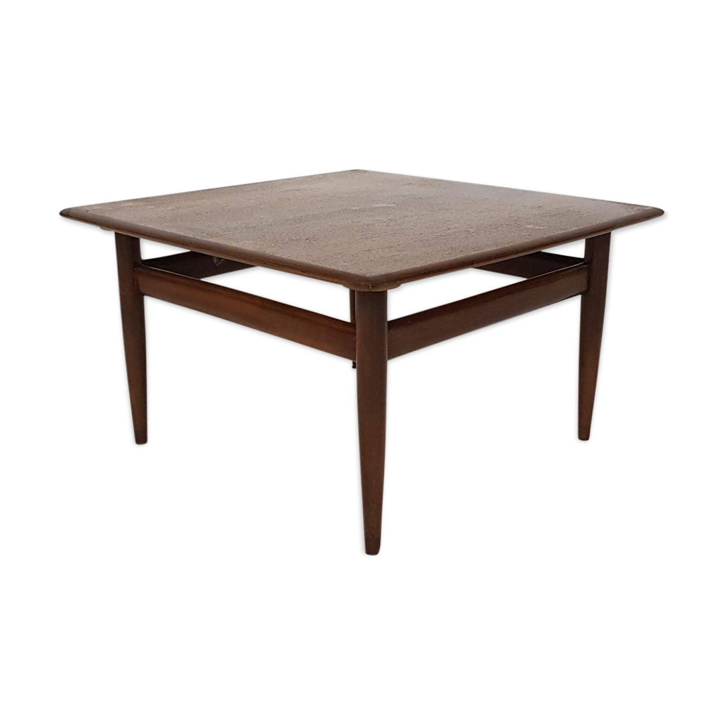 Vintage square teak coffee table
