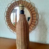 Wicker lamp foot