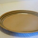 Large oval stoneware dish from Sarreguemines in very good condition