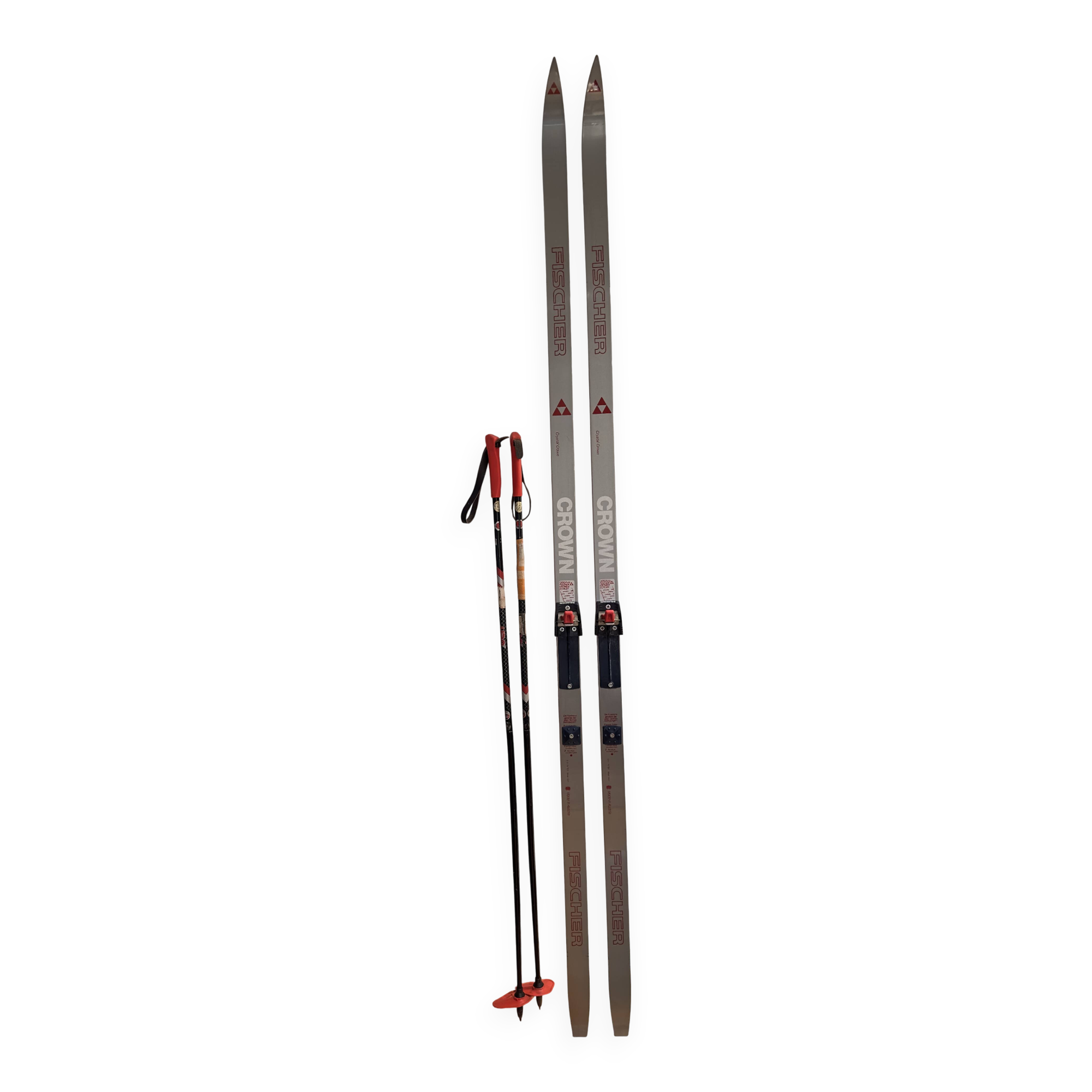 Pair of vintage cross-country skis