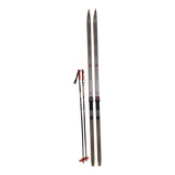Pair of vintage cross-country skis