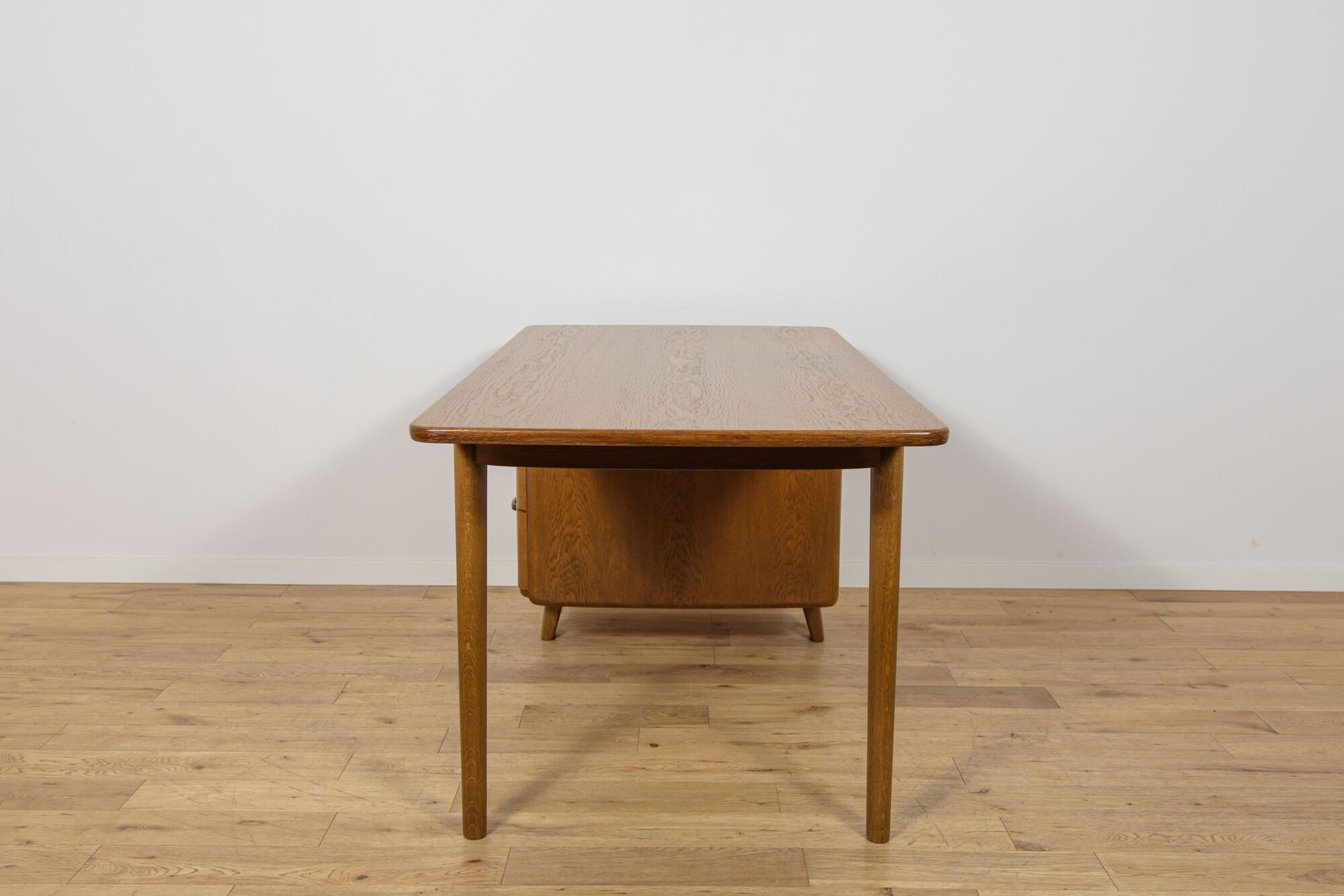 Art Deco Oak Desk by Gunnar Ericsson for Åtvidaberg / Facit AB, Sweden, 1950s