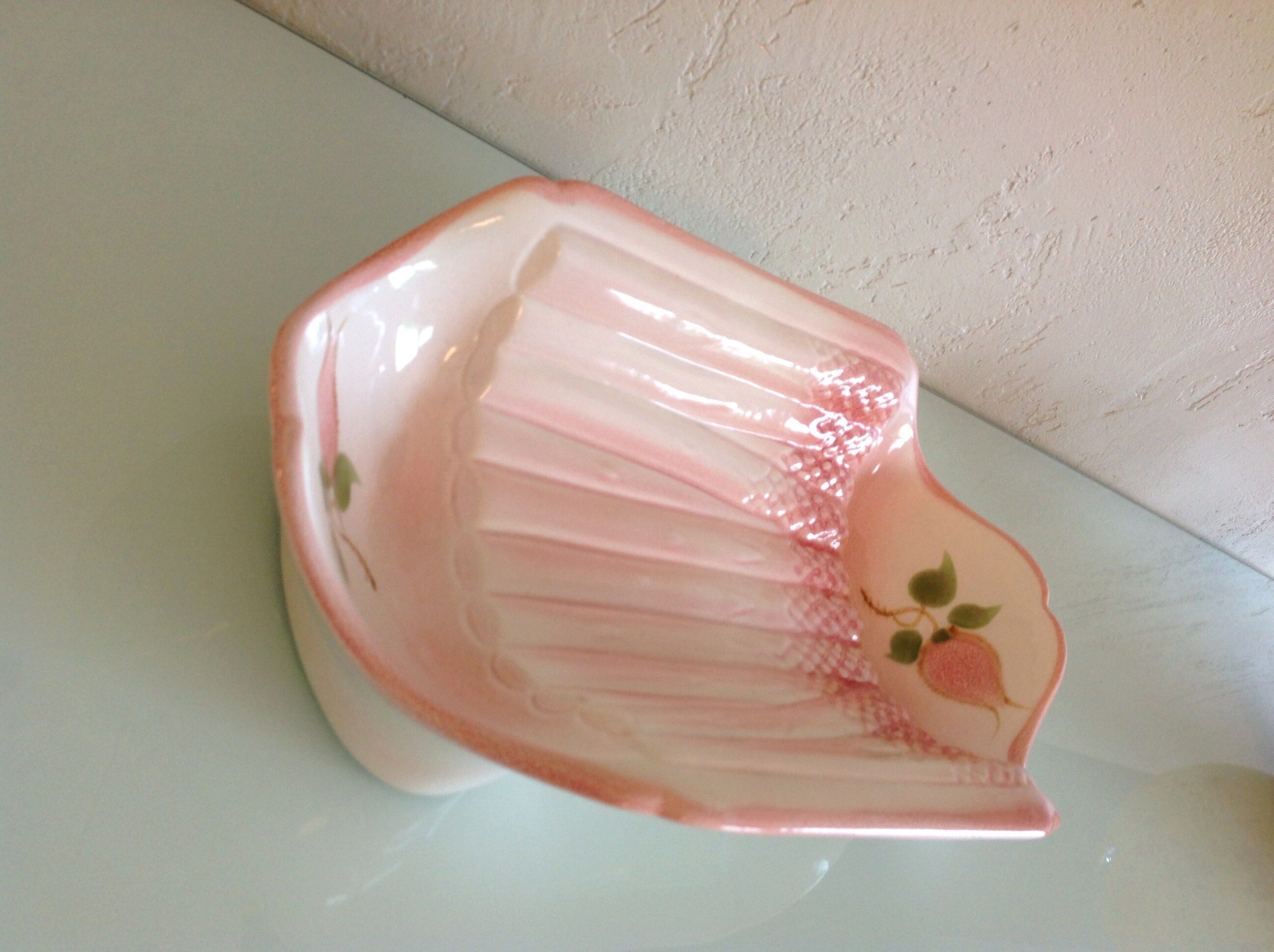 Asparagus service in salins pink dabbling 70/80