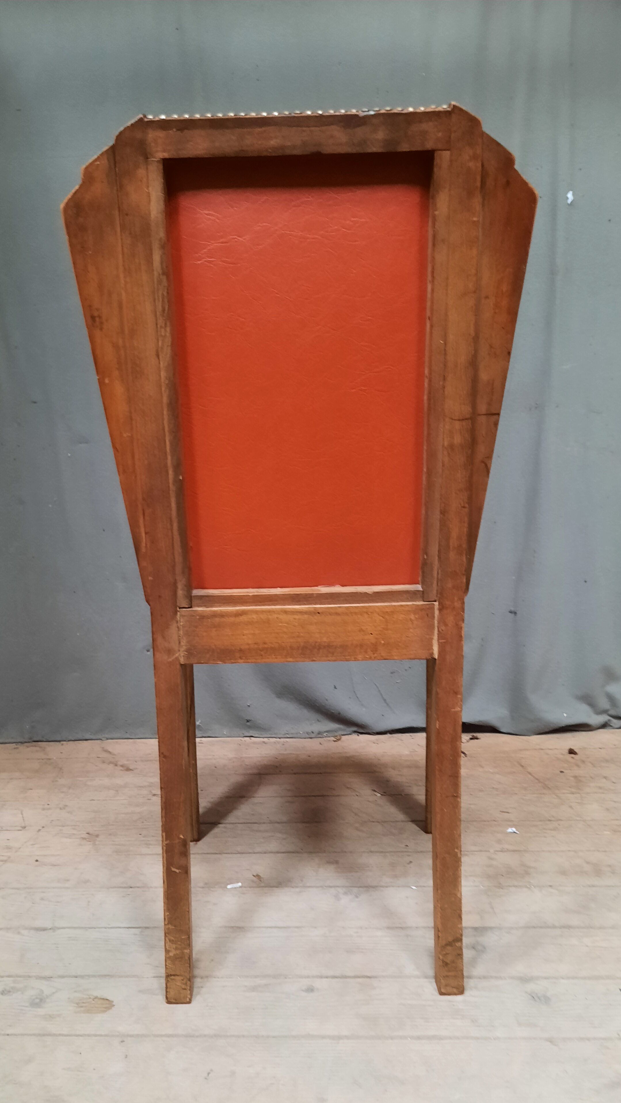 Series of 6 art deco chairs