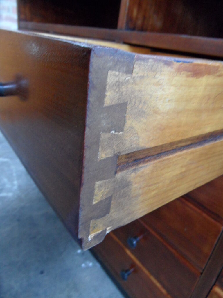 Vintage mahogany apothecary  cabinet