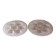 Set of 2 Kosta Boda oyster plates Sweden