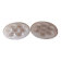 Set of 2 Kosta Boda oyster plates Sweden
