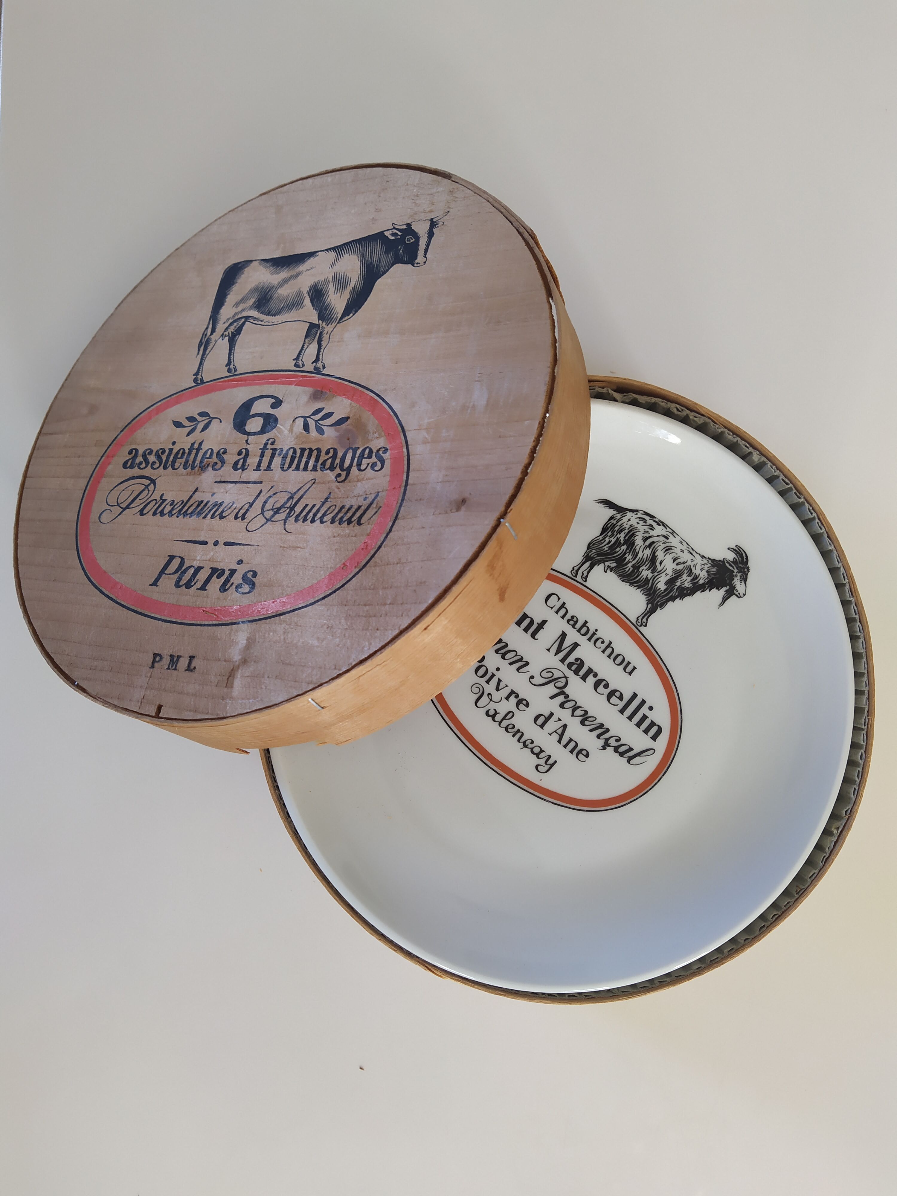 Assiettes à fromage Auteuil