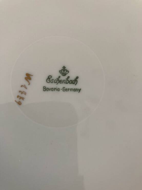 Antique Eschenbach Bavaria Germany porcelain soup dish