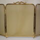 Vintage brass chimney firewall