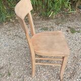 Luterma style air-gummed solid wood bistro chair
