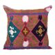 Vintage embroidered cushion cover 66x66 cm