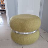 Pouf rond vintage