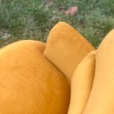 Vintage velvet bench