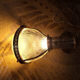 Chandelier, 1920s Holophane pendant light