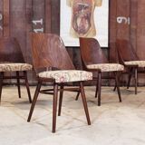 Suite de 4 chaises Ton 514 Oswald Haerdtl