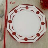 Assiettes plates dépareillées