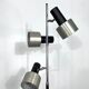 Marble and Metal three arms floor lamp Italy 1960s