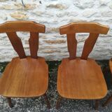 Mismatched bistro chairs