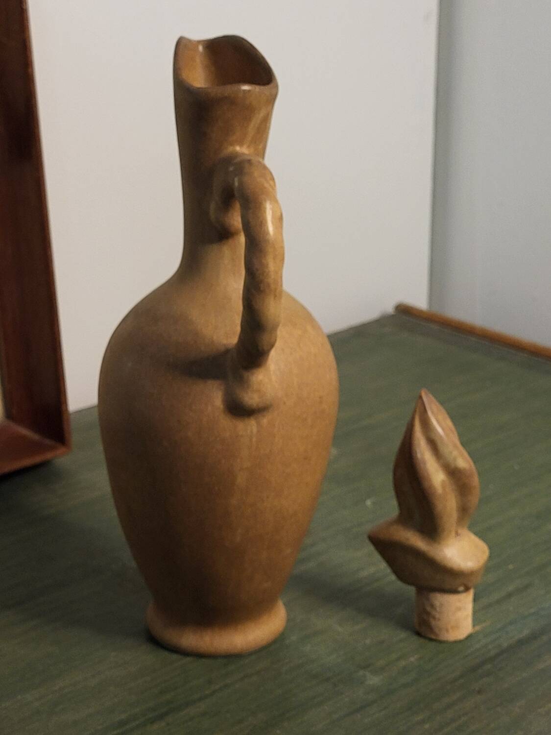 Vintage stoneware carafe