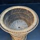 Rattan pot cover 1960