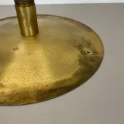 Wall-Ceiling Lamp made of Unique Brass in the Style of Gino Sarfatti, Flush Mount Lighting Italy 1950s