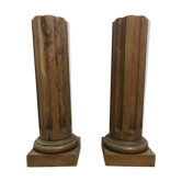 Wooden columns Yves Gastou