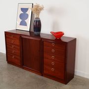 Mahogany cabinet, Danish design, 1980s, production: Denmark