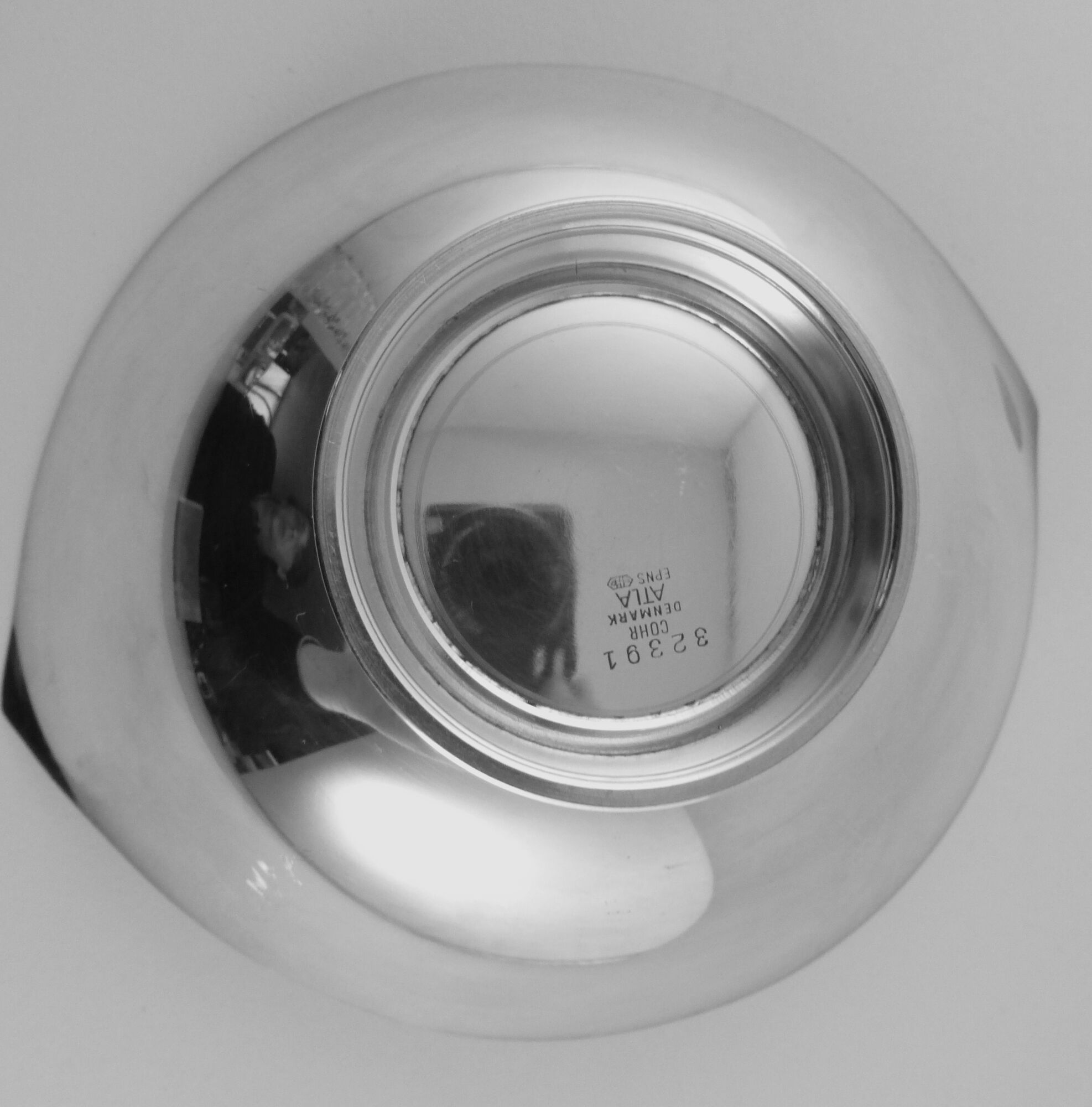 Empty pocket scandinavian cohr silver metal of the 50s/60s