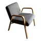 Scandinavian gray easy chair | 1980s