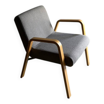 Scandinavian gray easy chair | 1980s