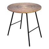 Vintage wicker side table from the 60s
