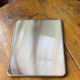 Metal hanging barber mirror