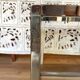 Table Basse / Bout de Canapé Vintage 1970 - Structure Chrome & Plateau Verr