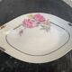 Porcelain serving dish pattern art deco peonies