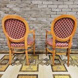 Paire de fauteuil Médaillon style Louis XV