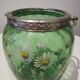 Pot en verre ou vase peint