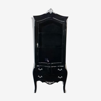 Vitrine baroque noir