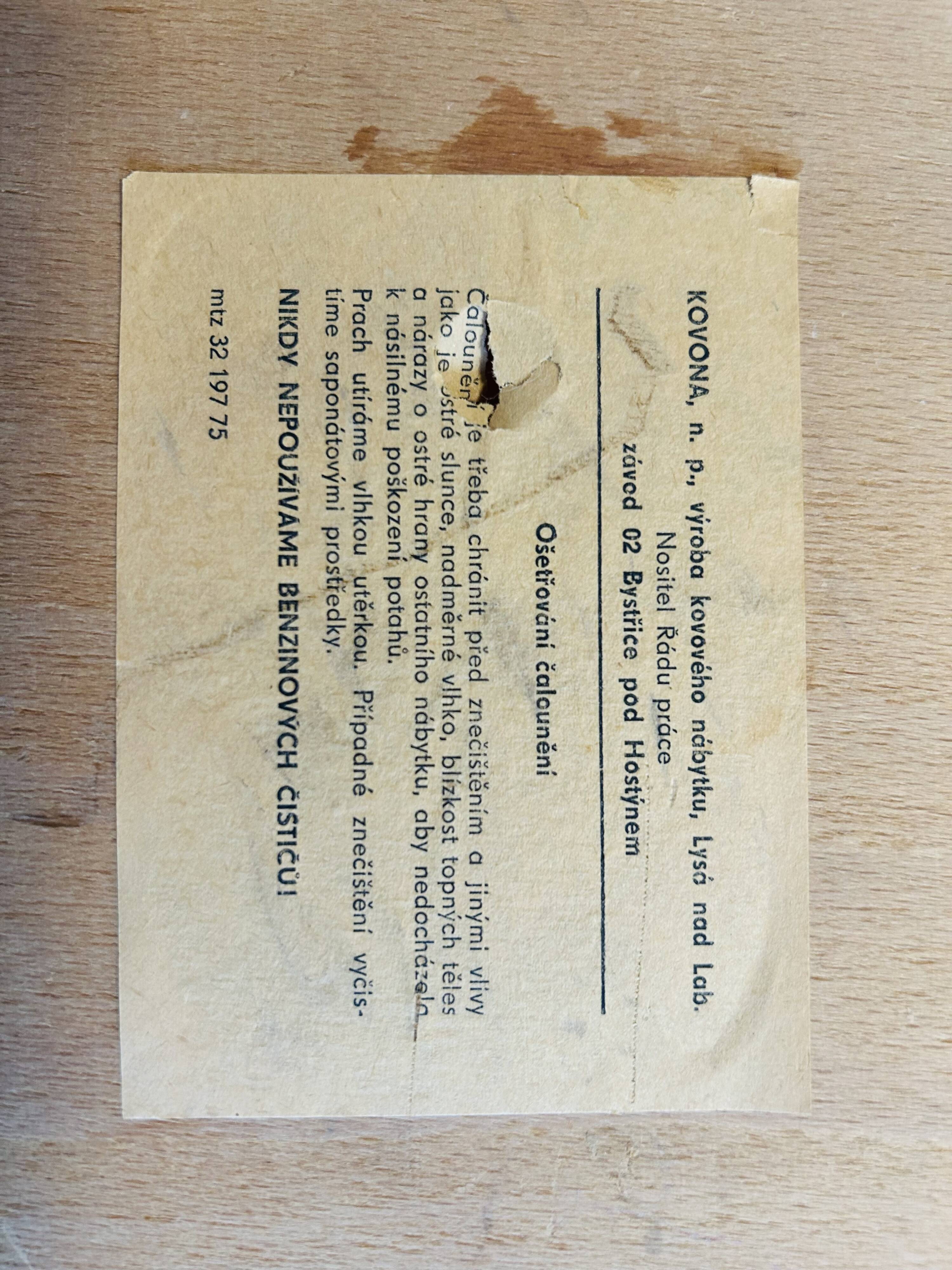 Vintage School chair from Czechoslovakia 1980’s Model Z 323