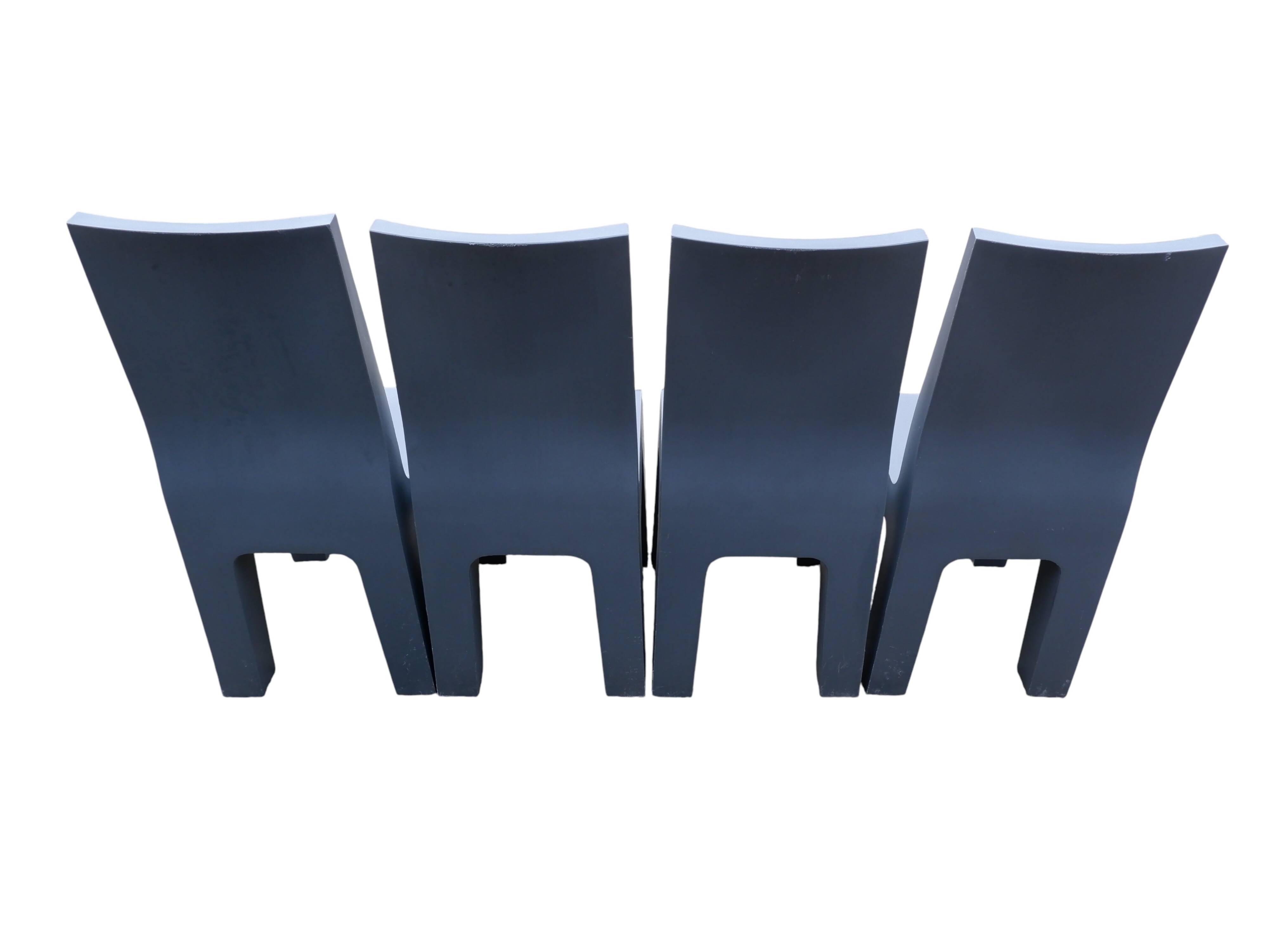 4 Richard Hutten Museum chairs, 1990s