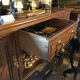 English Renaissance style oak cabinet