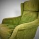 Design Scandinavian Leather rocking chair by Peem, 1970´s.