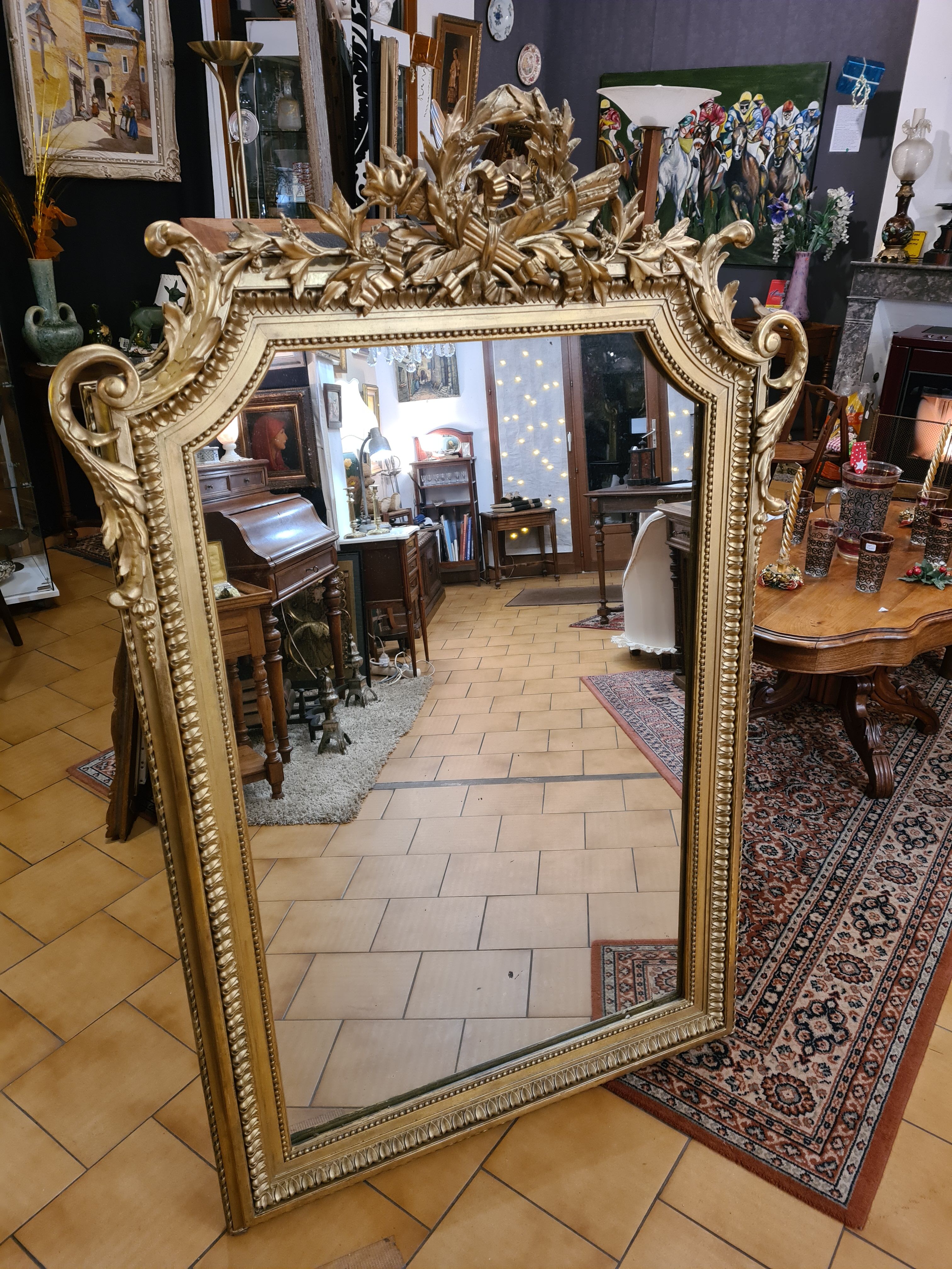 Golden mirror
