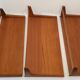 Floating wall shelves by Kai Kristiansen, Denmark, 1960s