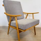 Mid-Century Boomerang Armchair by Jaroslav Smidek for Ton