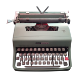 Machine à écrire Olivetti Lattera 32, verte, vintage 1965